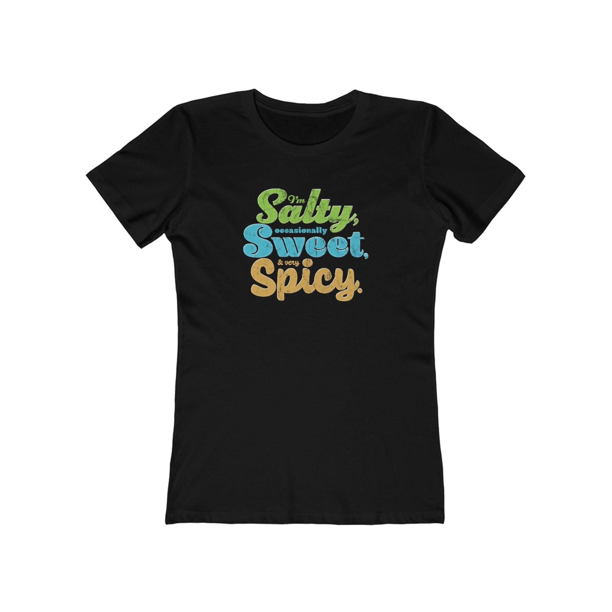 T-Shirt Spicy & Salty Women’s Tee – Funny Foodie Gift with Attitude
