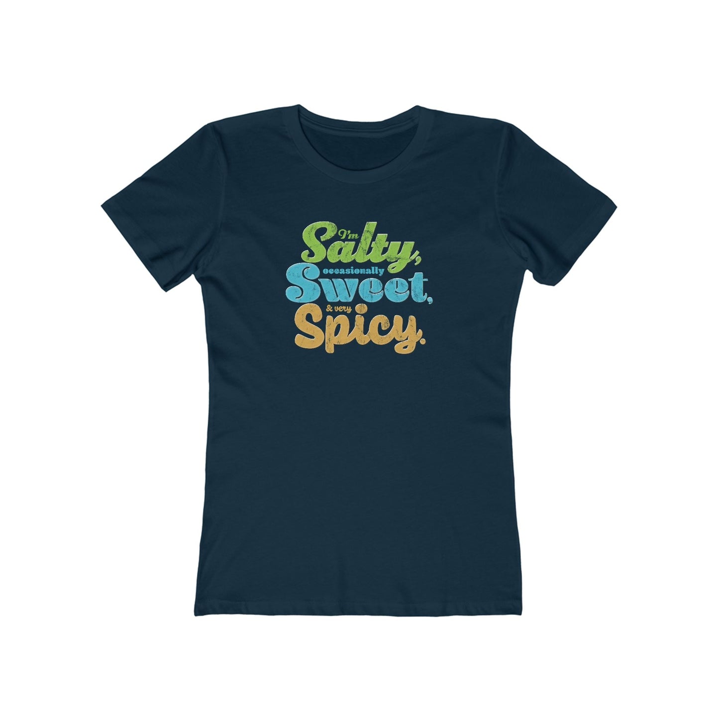 T-Shirt Spicy & Salty Women’s Tee – Funny Foodie Gift with Attitude
