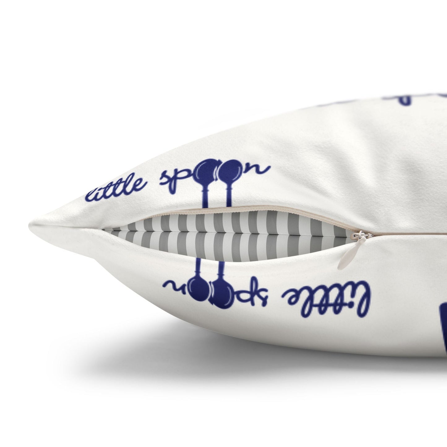 little spoon pillow cover for couples | zipper