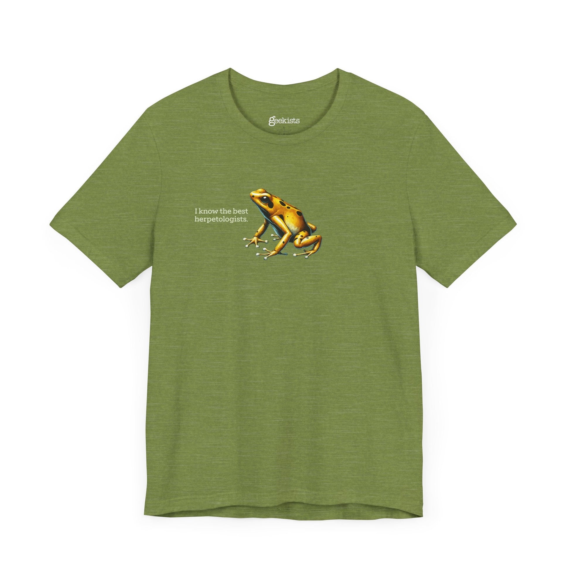 T-Shirt Frog T-Shirt for Herpetology Nerds | 8 Species Available | Unisex Lightweight Biology Tee