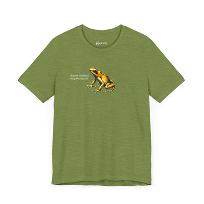 T-Shirt Frog T-Shirt for Herpetology Nerds | 8 Species Available | Unisex Lightweight Biology Tee