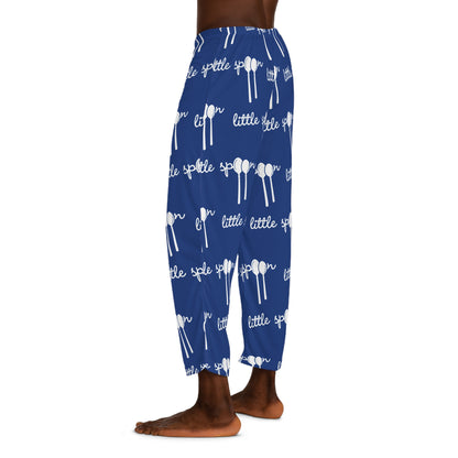 Men’s ‘Little Spoon’ Blue Pajama Bottoms | Loungewear for Big & Little Spoons | Perfect Valentine’s Day Gift for Couples