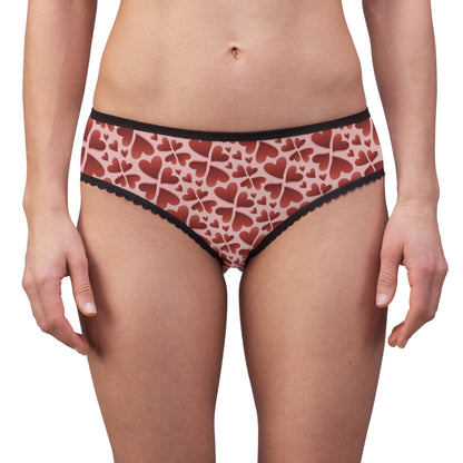 All Over Prints Bursting with Love Women’s Briefs | Flirty Valentine’s Lingerie | Playful Feb 14 Style