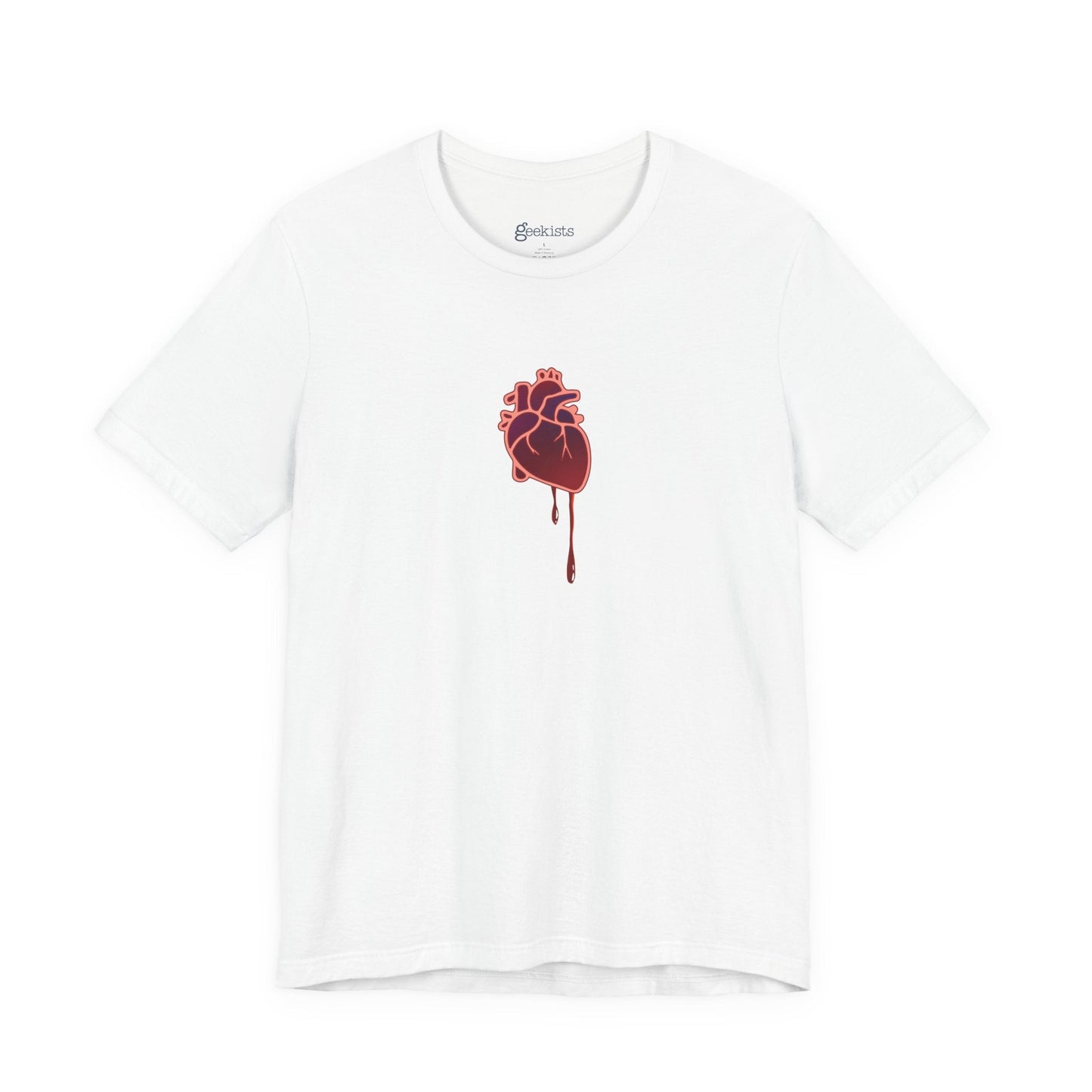 T-Shirt Bruised Heart Unisex Tee – Anti-Valentine’s Shirt for Emo & Goth Souls