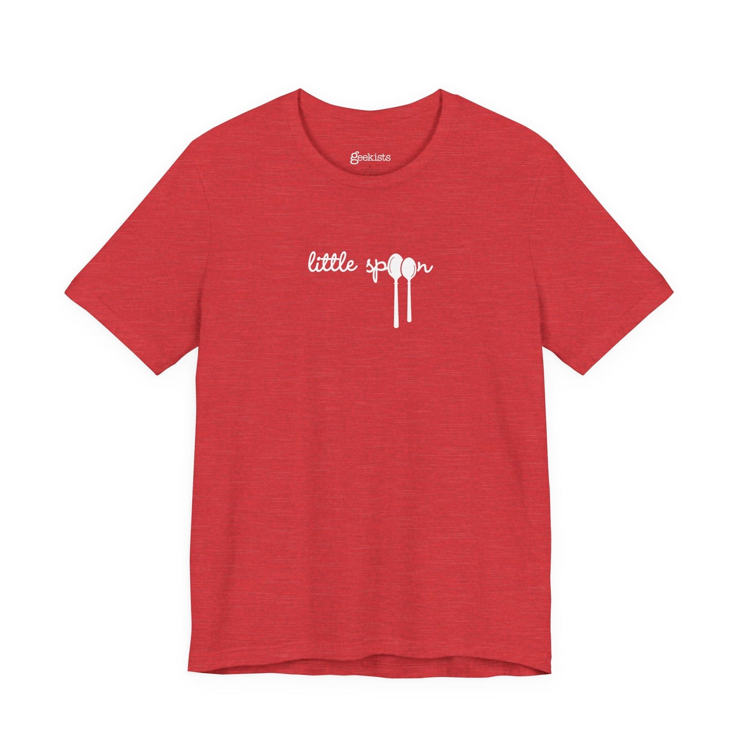 Heather Red / 4XL Clothing Stuff > Shirts & Tops > Short Sleeve Jersey Tee Little Spoon | Short Sleeve Jersey Tee