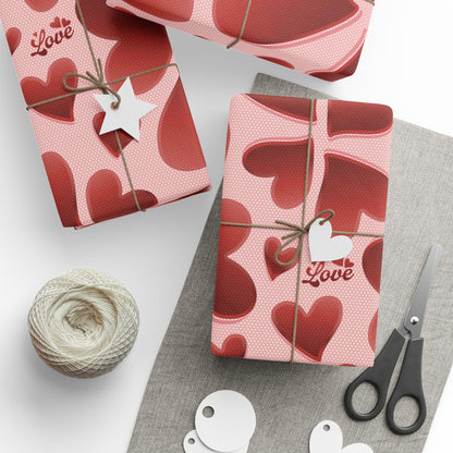 30-x-36-Matte Home Decor Bursting with Love Wrapping Paper | Romantic Valentine’s Day Gift Wrap | Made in the USA