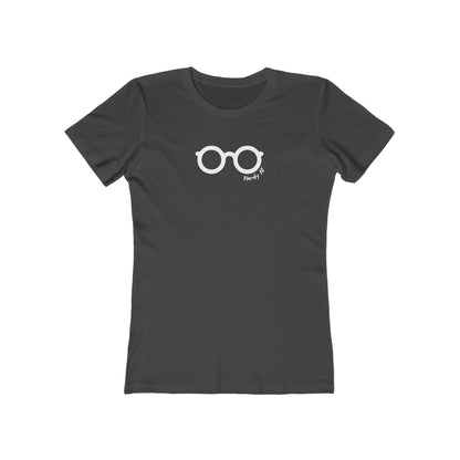 Solid-Heavy-Metal-3XL T-Shirt Nerdy AF Women’s Slim Fit Tee | Funny Graphic Shirt for Geeks
