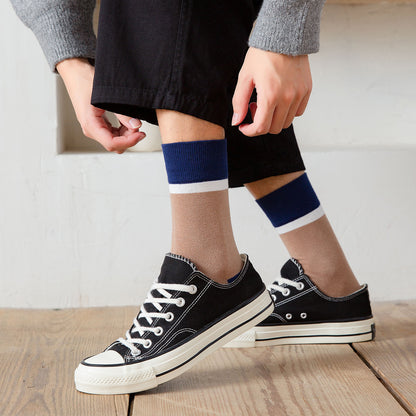 Retro Crew Socks | Moisture-Wicking 5 Pack | Best Men’s Casual Socks for Sweaty Feet