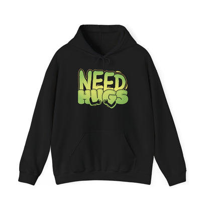 Need Hugs hoodie design – warm, comforting graphic for self-care and supportive gifting | variant
