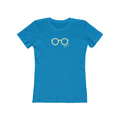 Solid-Turquoise-2XL T-Shirt Nerdy AF Women’s Slim Fit Tee | Funny Graphic Shirt for Geeks