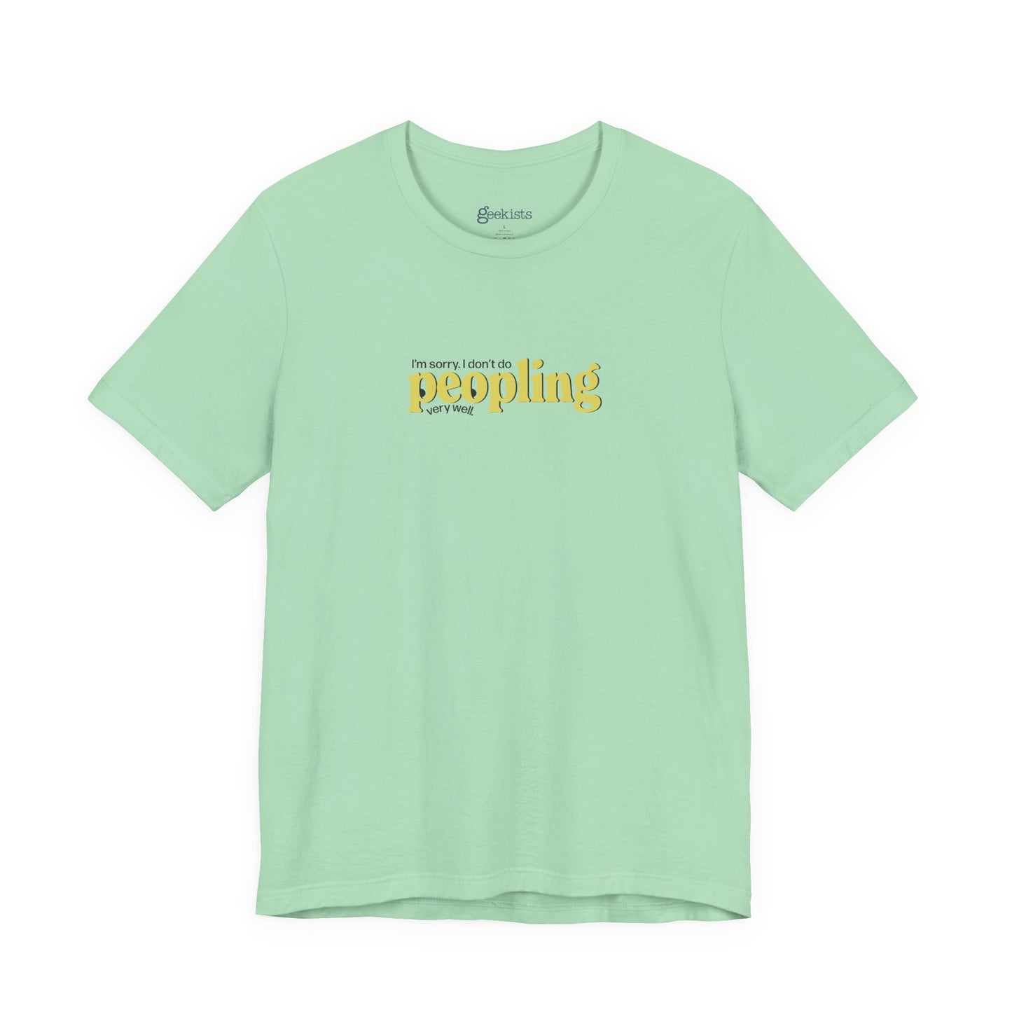 Peopling Anti-Social Humor Unisex T-Shirt