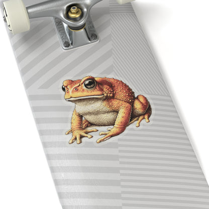 Golden Toad Stickers | Quirky Frog Gift for Biology Nerds | Peel-and-Play Fun