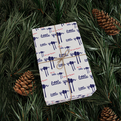 little spoon wrapping paper for couples | scene1