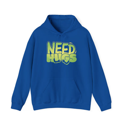 Need Hugs hoodie design – warm, comforting graphic for self-care and supportive gifting | variant