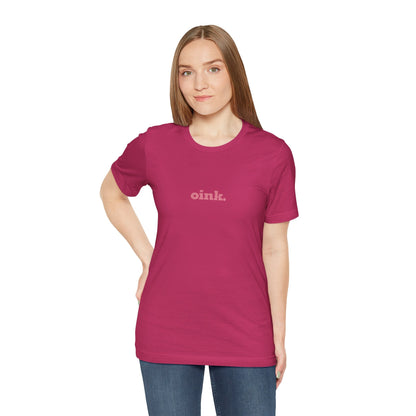Clothing Stuff > Shirts & Tops > Short Sleeve Jersey Tee Funny Pig Butt Short Sleeve Jersey Tee – Cheeky Gift for Animal Lovers