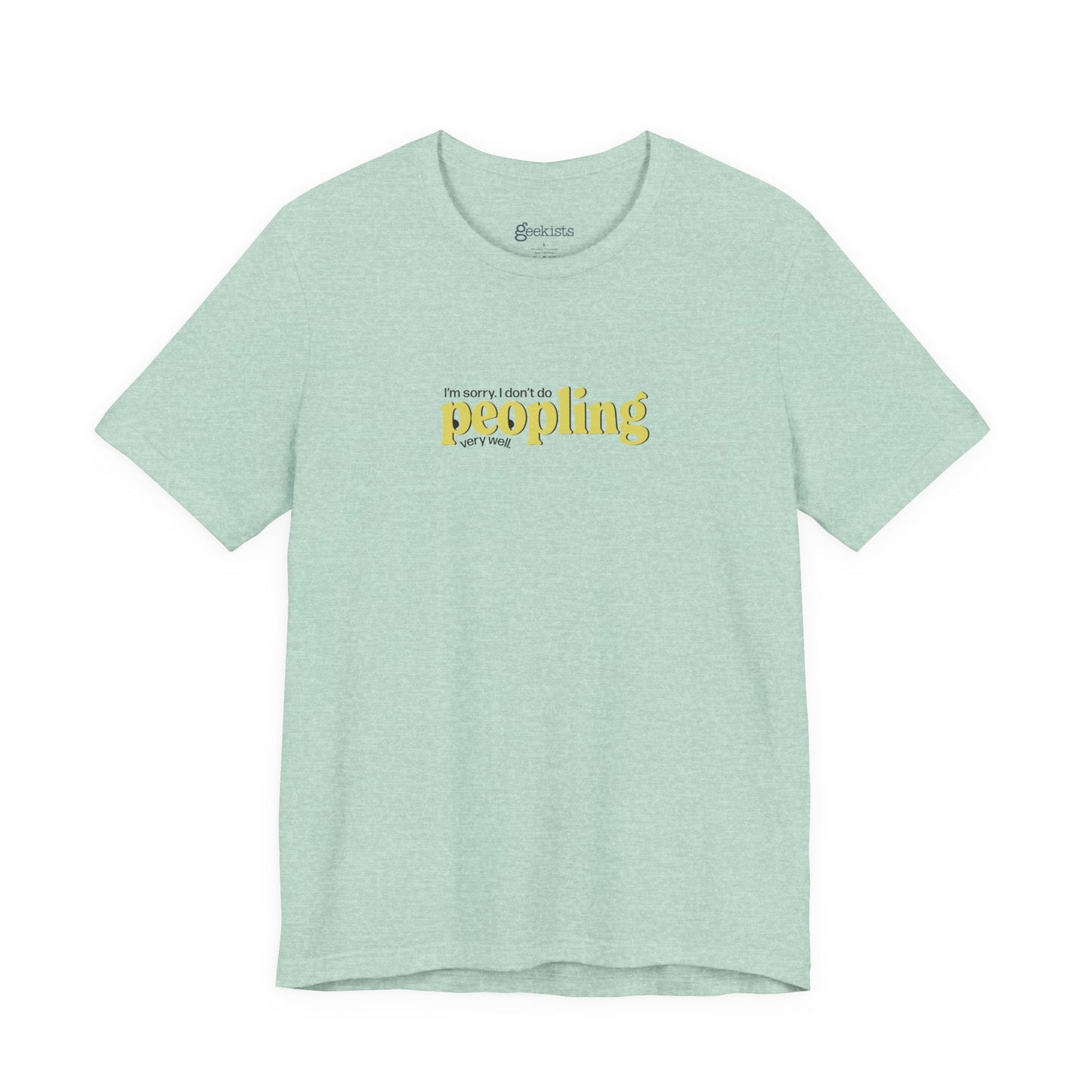 Peopling Funny Introvert Unisex T-Shirt