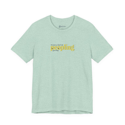 Peopling Funny Introvert Unisex T-Shirt