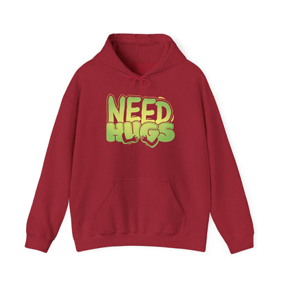 Need Hugs hoodie design – warm, comforting graphic for self-care and supportive gifting | variant