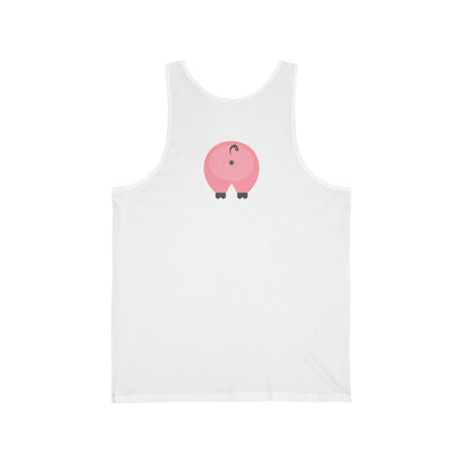 Pig Butt Clothing Stuff > Shirts & Tops > Jersey Tank Top — graphic — Primary Image