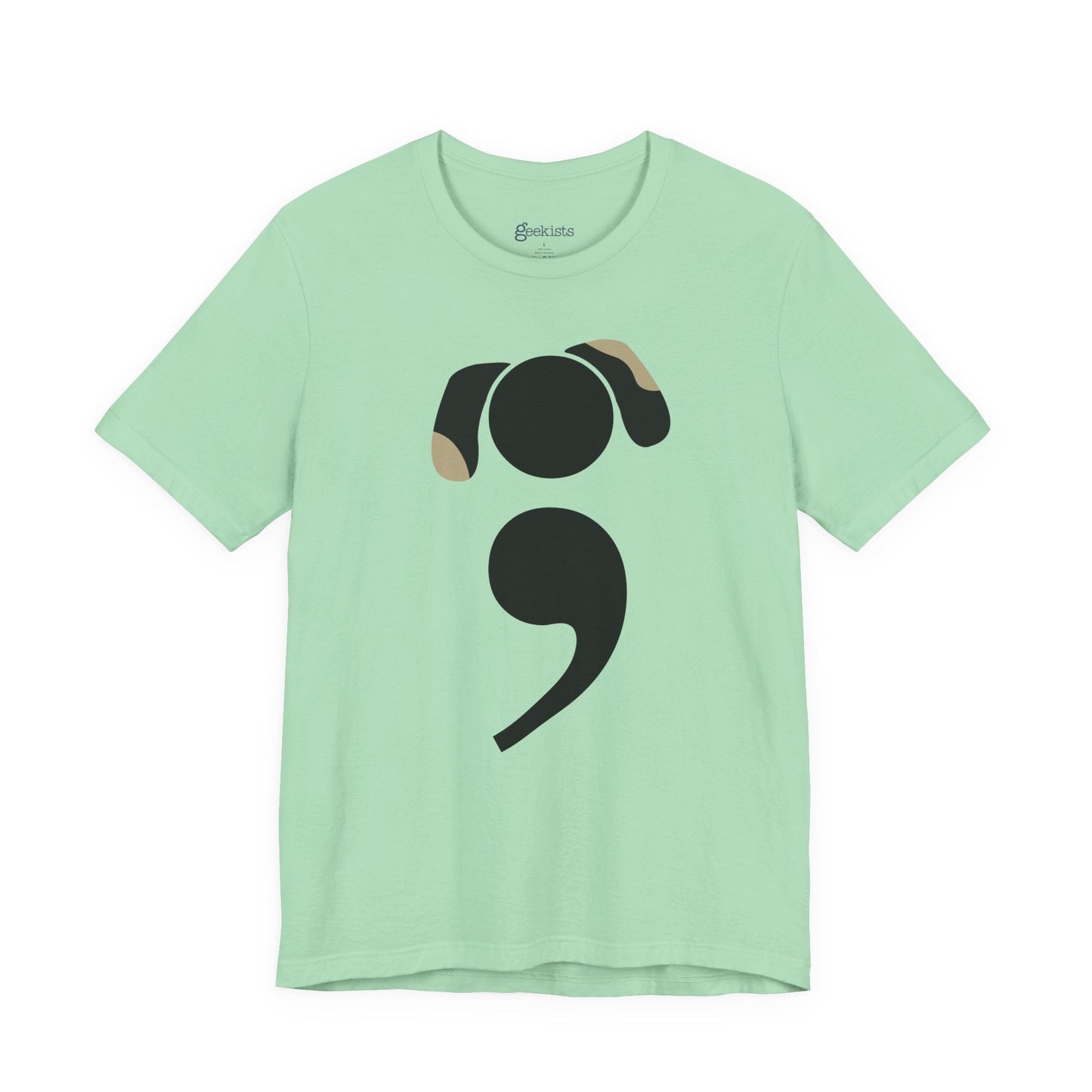 Bookish dog tee for grammar nerds and dog parents | variant