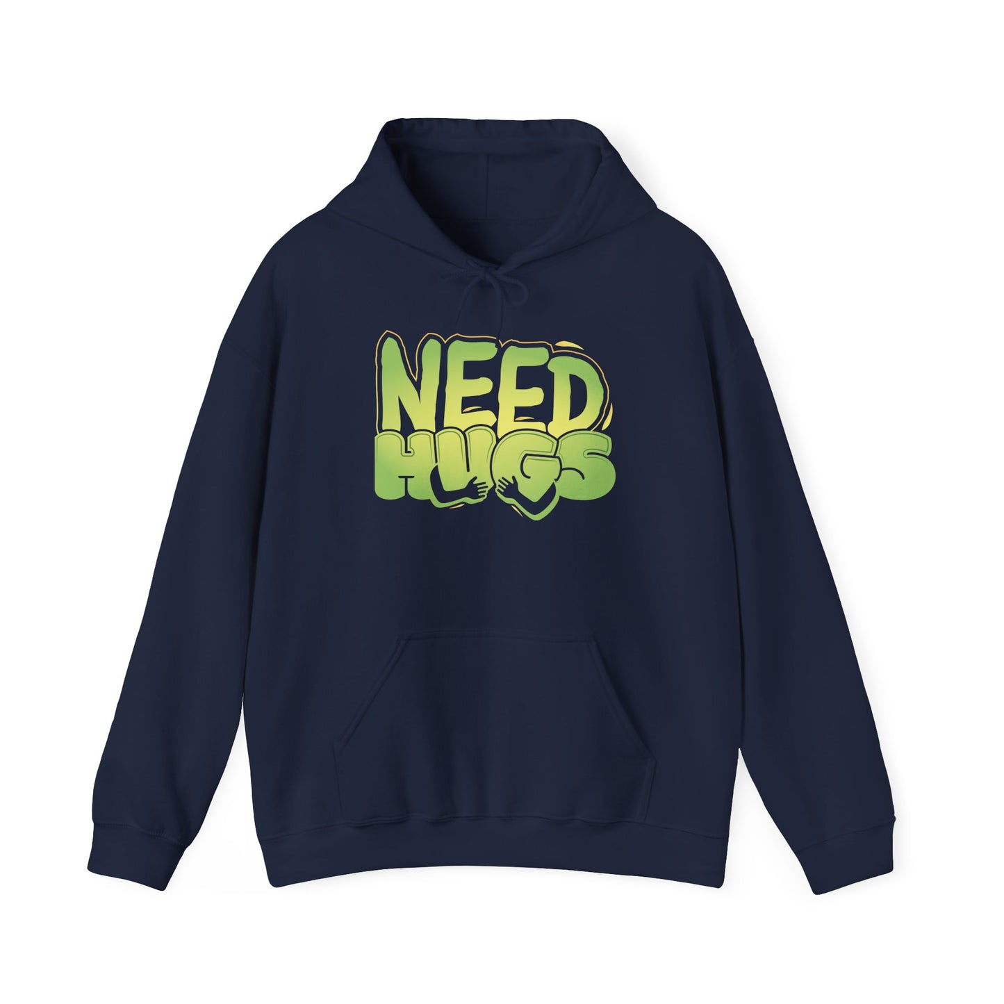 Need Hugs hoodie design – warm, comforting graphic for self-care and supportive gifting | variant