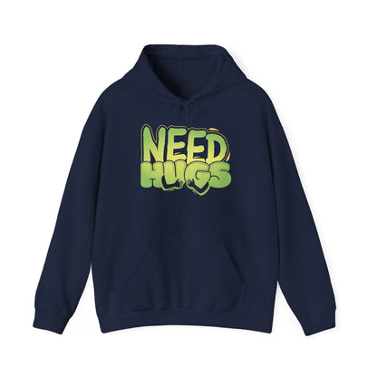 Need Hugs hoodie design – warm, comforting graphic for self-care and supportive gifting | variant