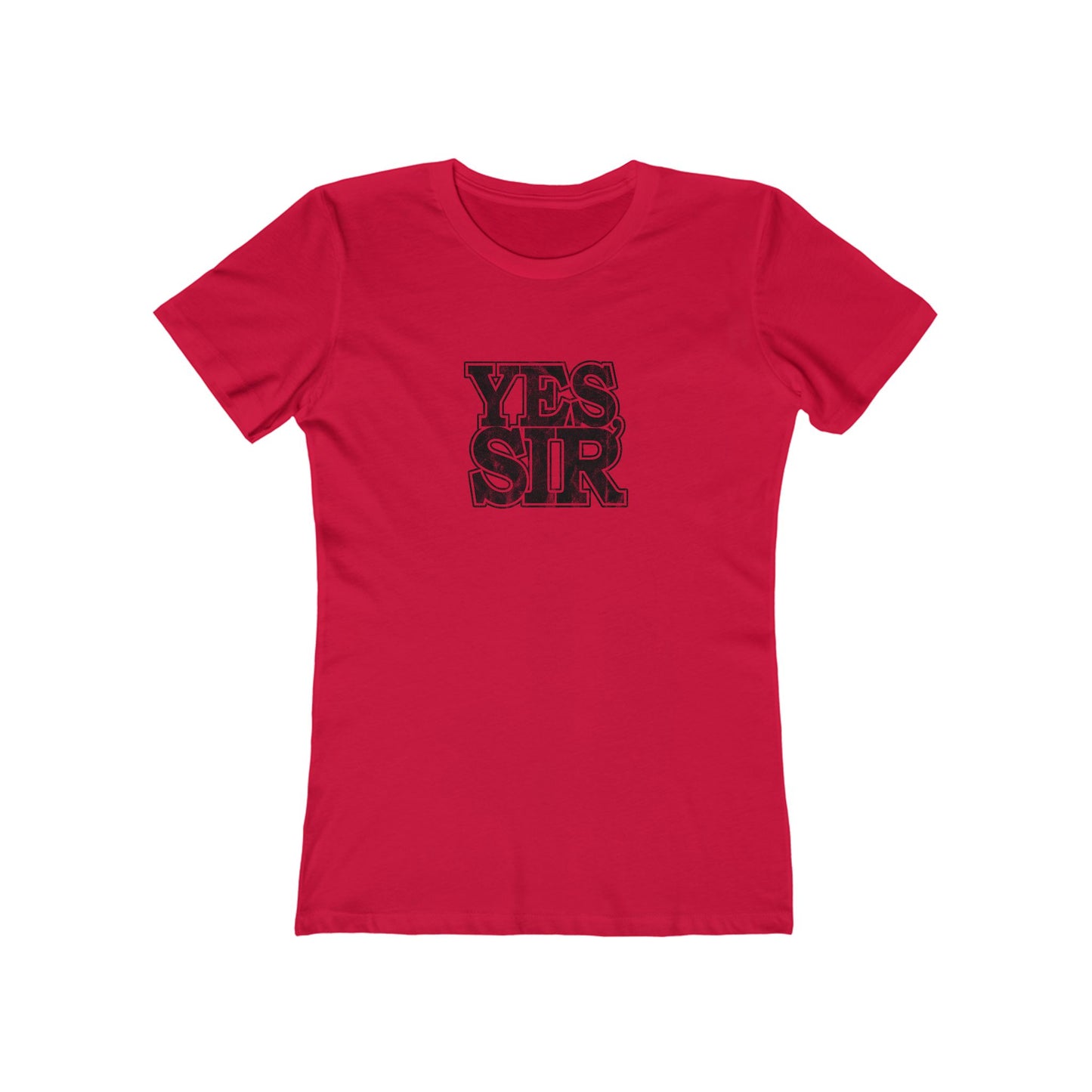 T-Shirt Yes Sir! Alpha Guy Military Nerd T-Shirt | Distressed Command Tees for Army Families