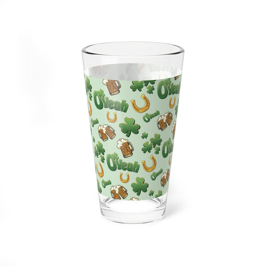 Find the Nerdy Leprechaun Pint Glass | St. Patrick’s Day Beer Glass | Made in USA & Dishwasher-Safe