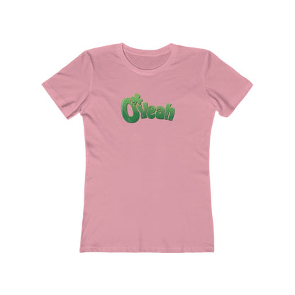 O'Yeah Retro Distressed Women's T-Shirt | Funny Irish Tee | Vintage-Looking St. Paddy’s Day Shirt