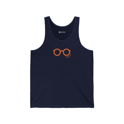 2XL-Navy Tank Top Nerdy AF Unisex Tank Top | Funny Graphic Summer Shirt for Geeks