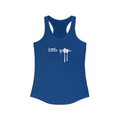 Solid Royal / 2XL Clothing Stuff > Shirts & Tops > Racerback Tank Top Little Spoon | Racerback Tank Top