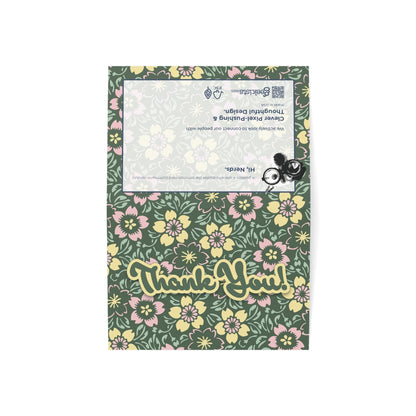 Paper Stuff > Gift Giving > Greeting Cards Floral Thank You Card | Sweet Sentiment Greeting with Envelope