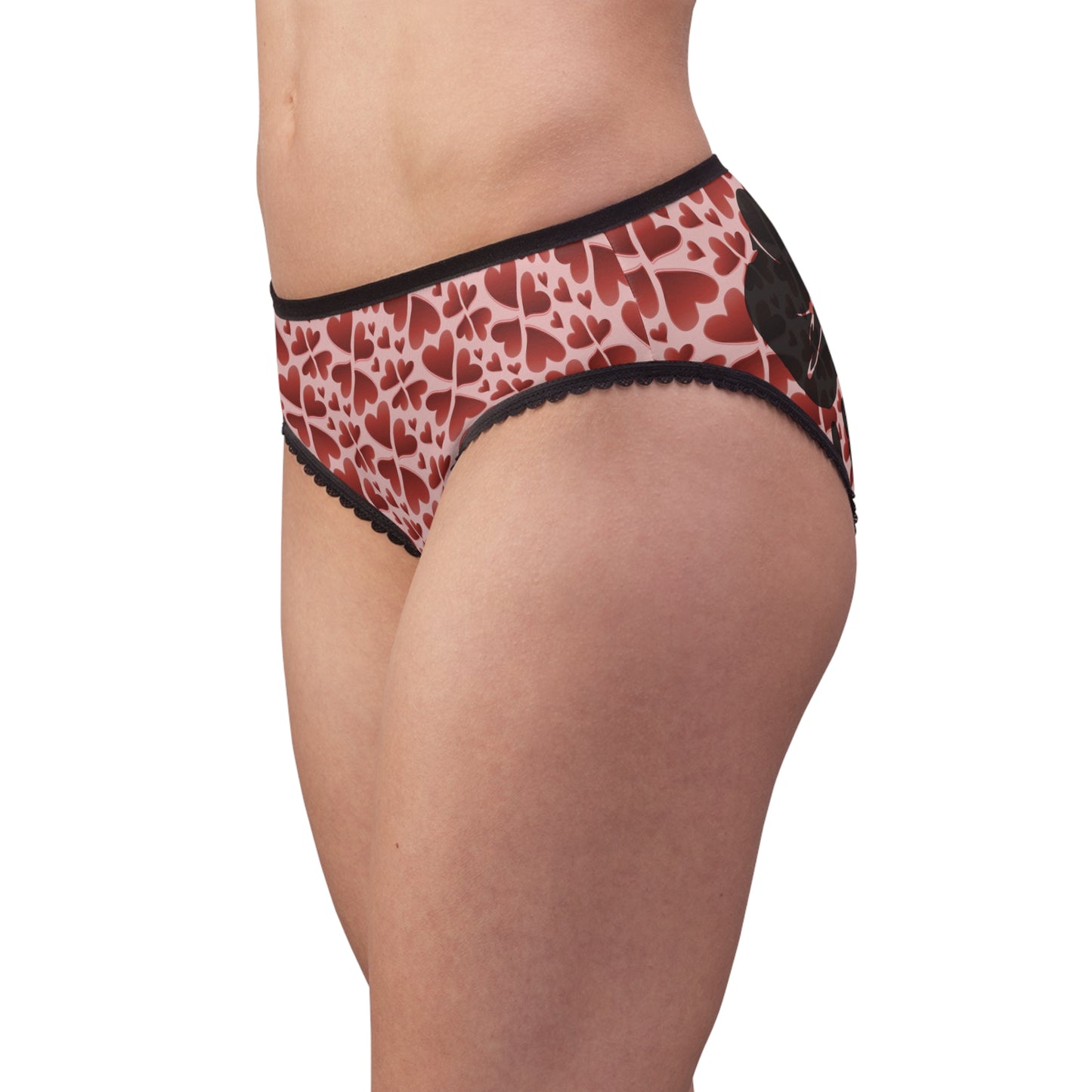 All Over Prints Bursting with Love Women’s Briefs | Flirty Valentine’s Lingerie | Playful Feb 14 Style