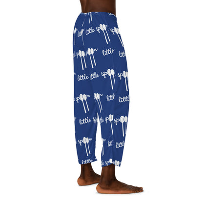 Men’s ‘Little Spoon’ Blue Pajama Bottoms | Loungewear for Big & Little Spoons | Perfect Valentine’s Day Gift for Couples