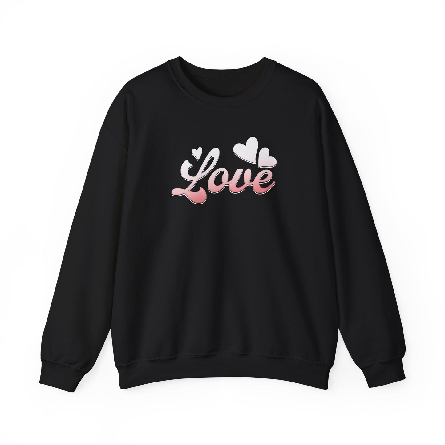 Sweatshirt Love Heart Graphic Tee – Red Valentine’s Shirt