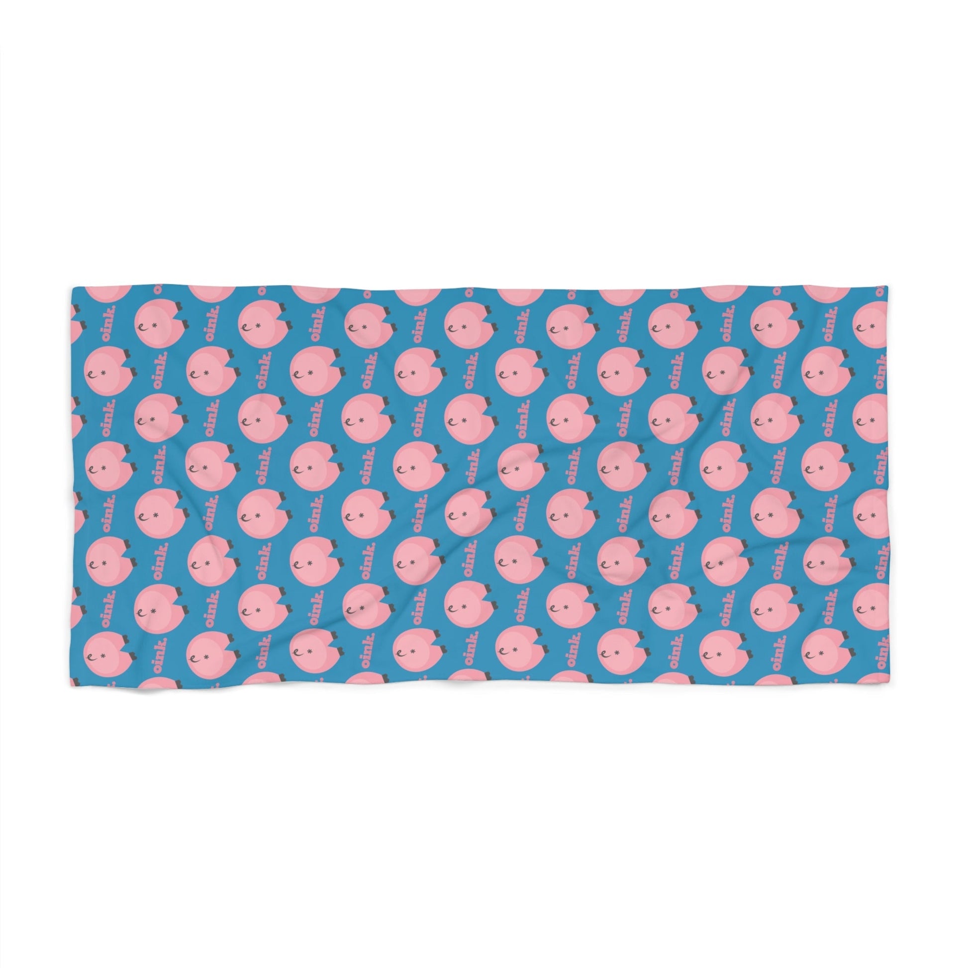 Home Stuff > Outdoor Living > Plush Beach Towel Gay Pig Beach Towel – Bold, Funny & Queer Towel for Poolside Pride