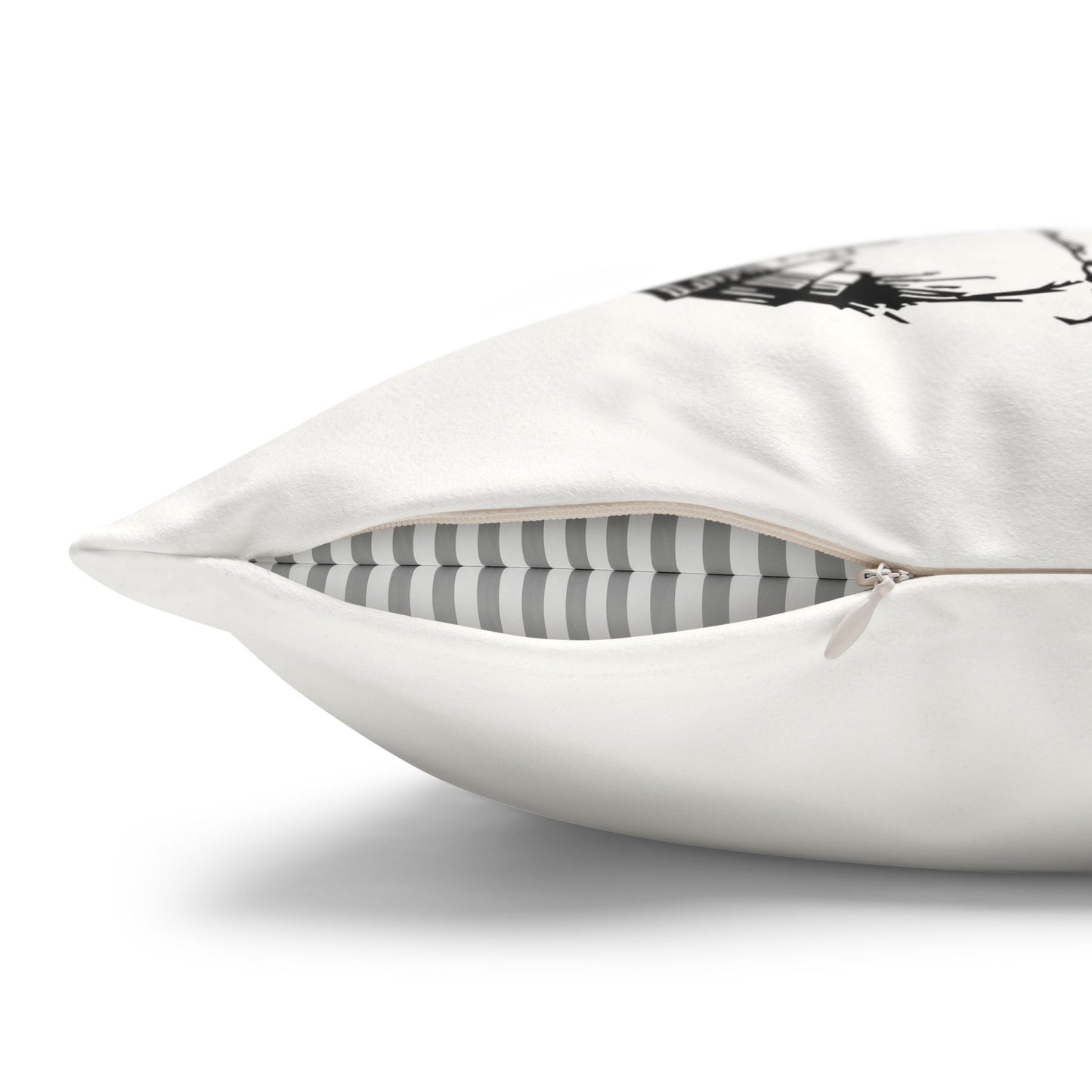 Belzebuth from Dictionnaire Infernal 1863 — Victorian gothic insect engraving throw pillow | closeup