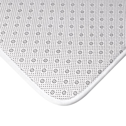 Customize Me! Floral Bath Mat – Memory Foam Comfort, Custom HEX Colors