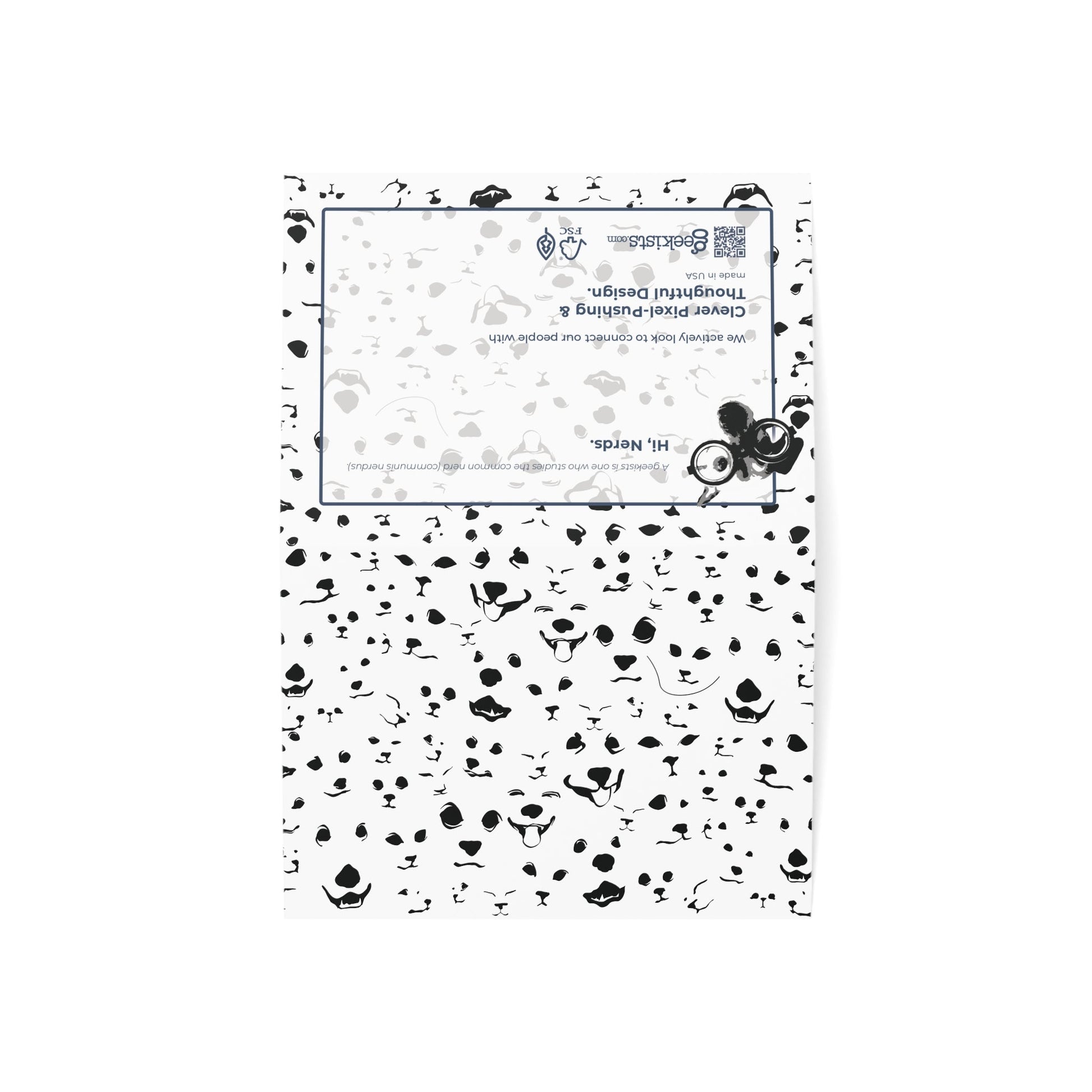 Pet Faces Greeting Card Set – Funny Dog and Cat Thank You Notes | open outside