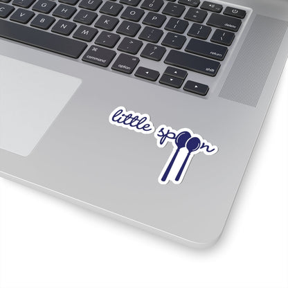 Paper products Little Spoon Vinyl Sticker – Blue Spoon Design · Cute Laptop Decal