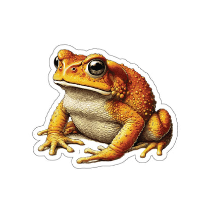 Golden Toad Stickers | Quirky Frog Gift for Biology Nerds | Peel-and-Play Fun