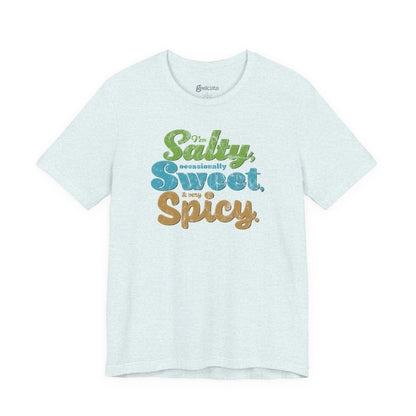 T-Shirt Salty and Spicy Tee for Bold Foodies – Funny Adult Humor Gift