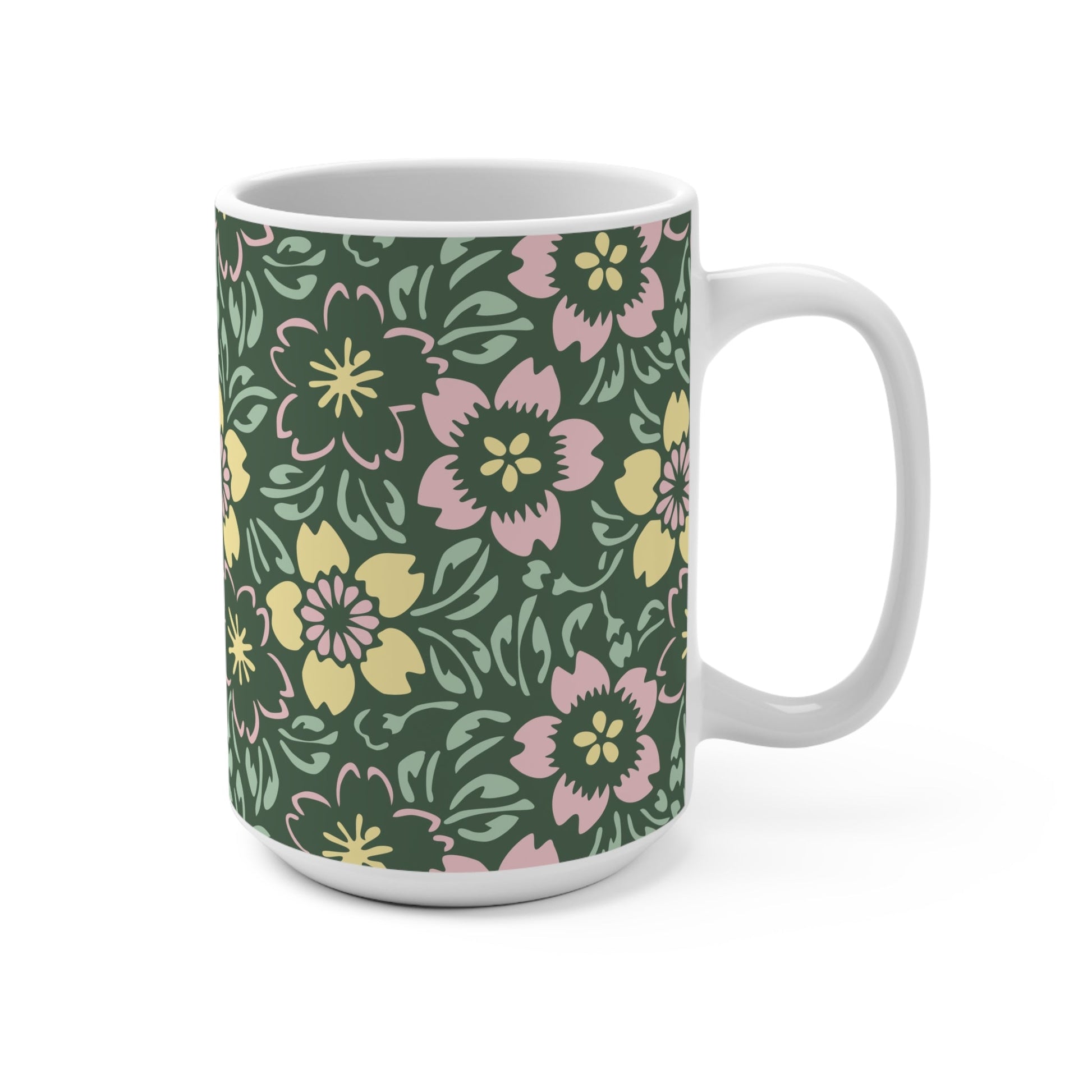 Mug Happy Flowers Mug | 15oz