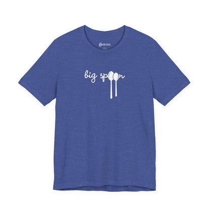 Heather True Royal / 4XL Clothing Stuff > Shirts & Tops > Short Sleeve Jersey Tee Big Spoon | Short Sleeve Jersey Tee