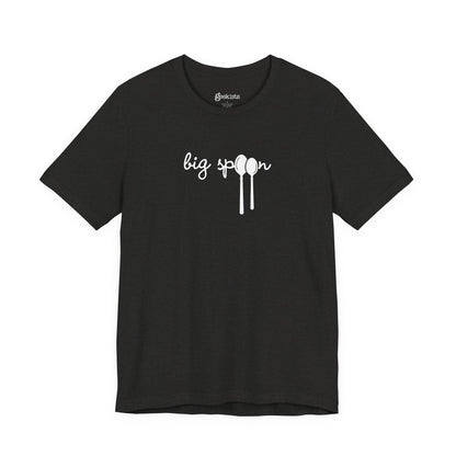 Black Heather / 4XL Clothing Stuff > Shirts & Tops > Short Sleeve Jersey Tee Big Spoon | Short Sleeve Jersey Tee