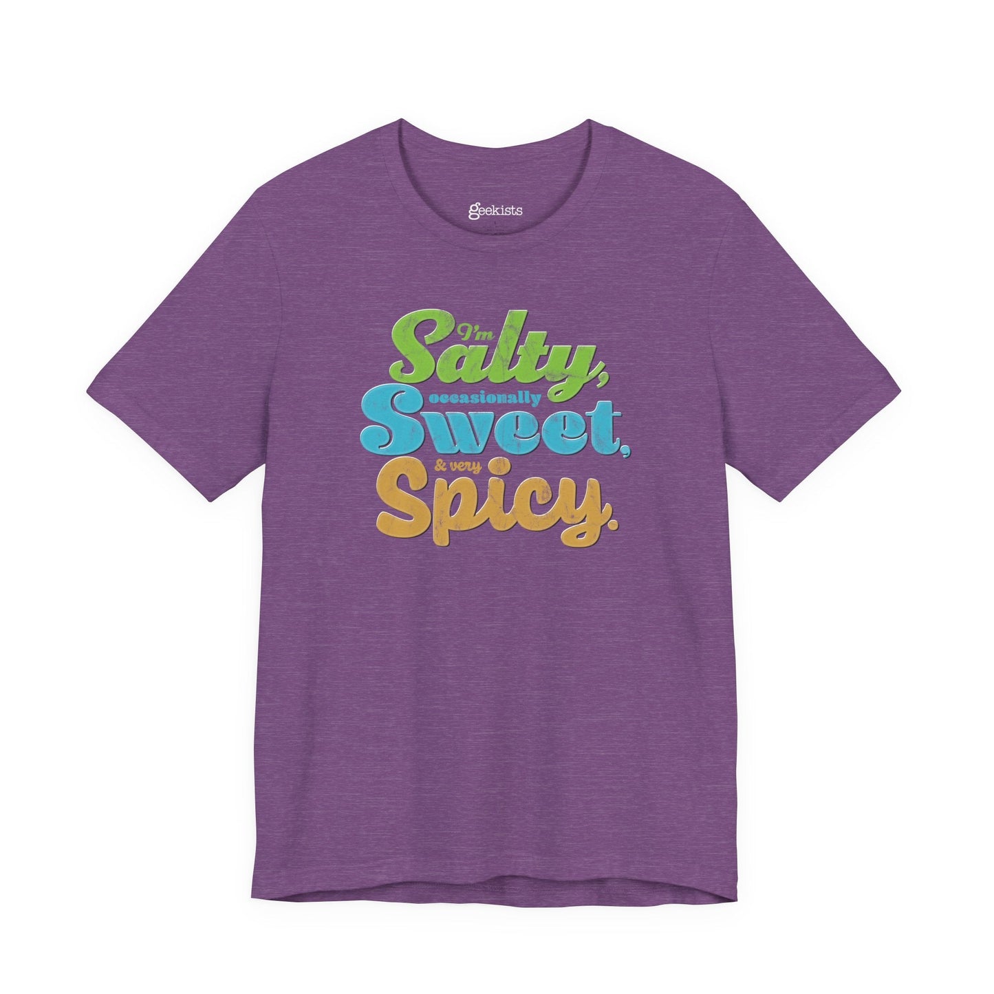 T-Shirt Salty and Spicy Tee for Bold Foodies – Funny Adult Humor Gift