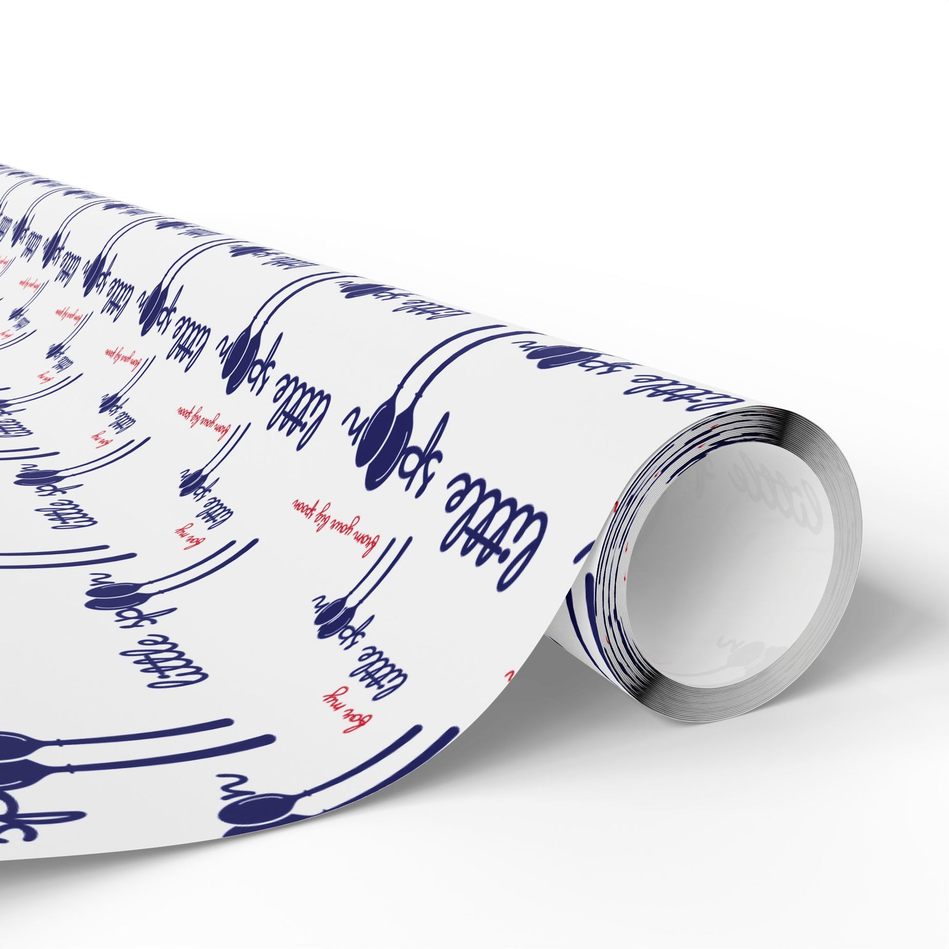 little spoon wrapping paper for couples | roll