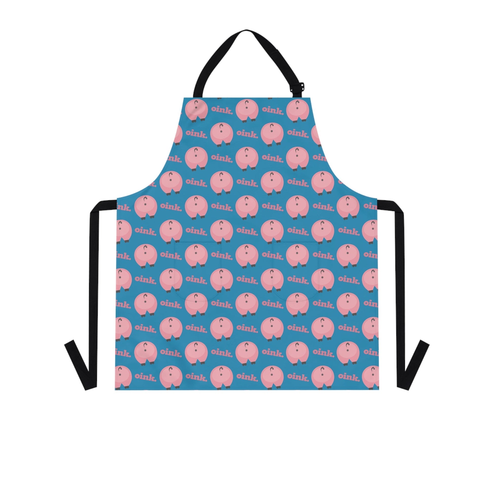 One size / Black Home Stuff > Kitchen & Dining > Adjustable Kitchen Apron Funny Pig Butt Adjustable Kitchen Apron – Cheeky Gift for Animal Lovers