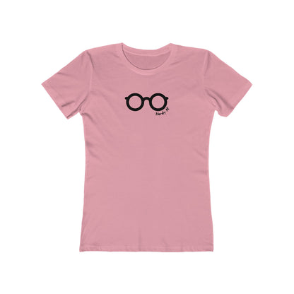 Solid-Light-Pink-2XL T-Shirt Nerdy AF Women’s Slim Fit Tee | Funny Graphic Shirt for Geeks