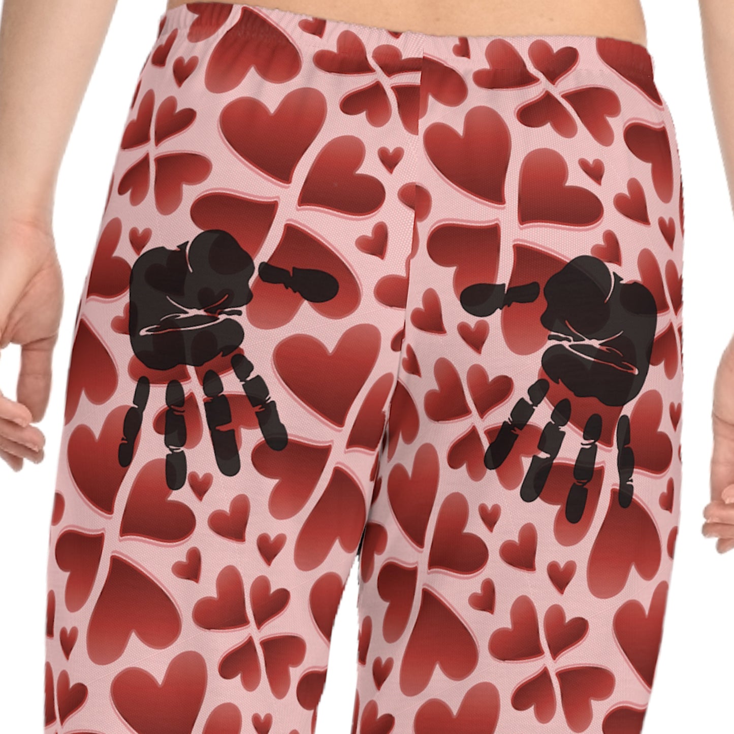 All Over Prints Bursting with Love Women’s Pajama Bottoms | Valentine’s Loungewear | Cheeky Feb 14 Style